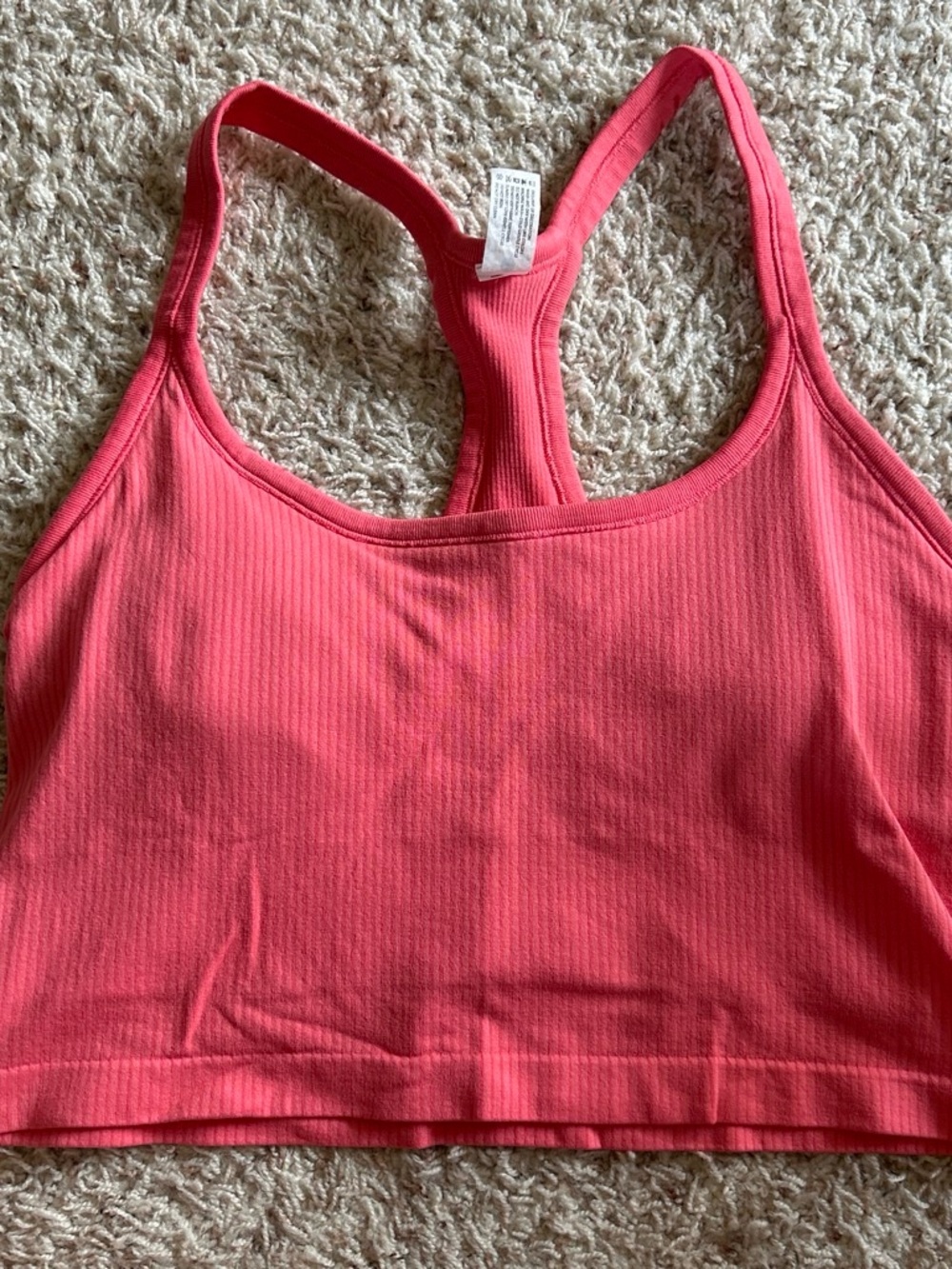 Yogalicious Pink Cropped Tank Top